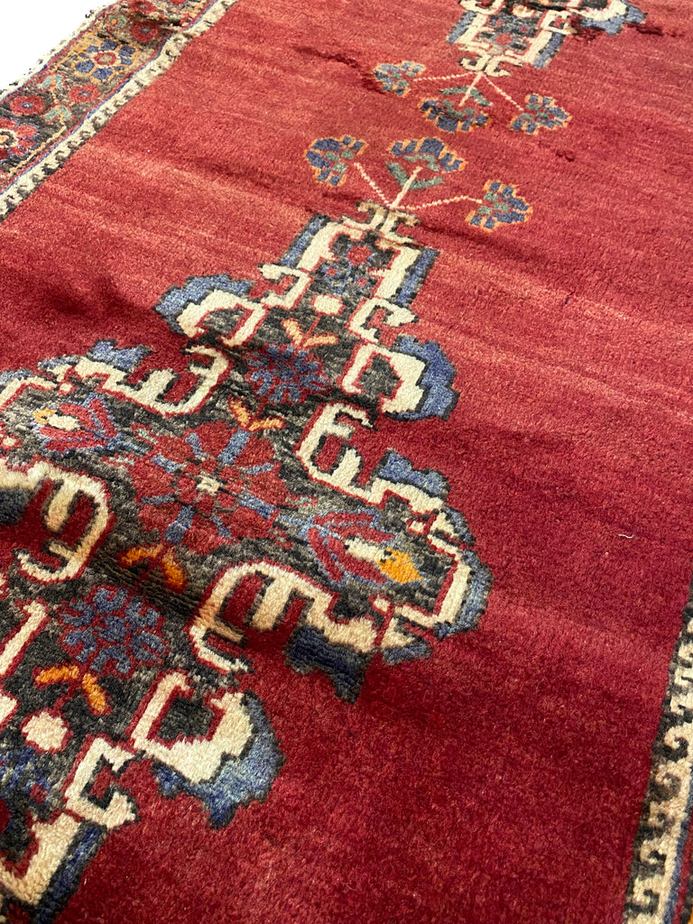 3.3 x 10.9 Red Persian Malayer Runner 7130