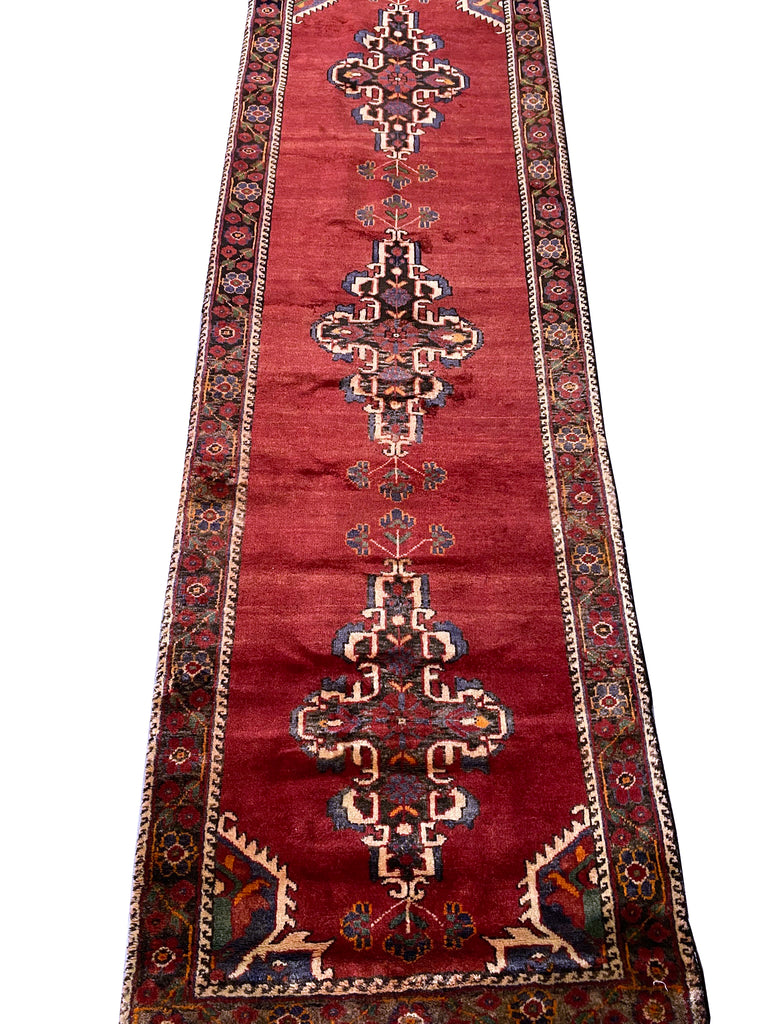 3.3 x 10.9 Red Persian Malayer Runner 7130