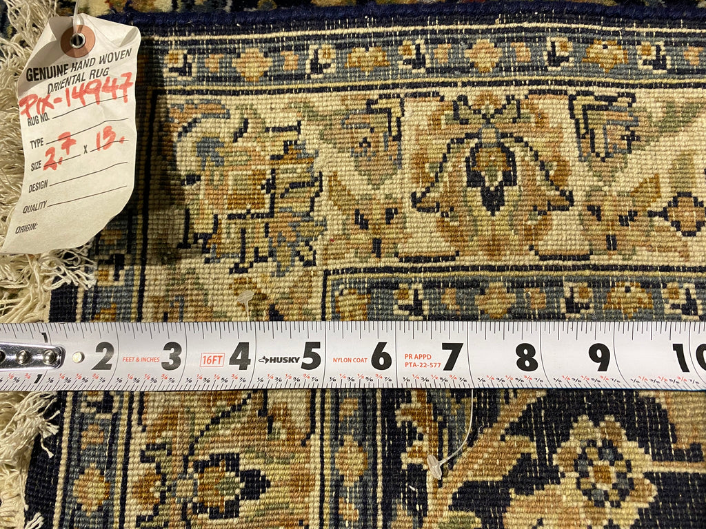 2.7 x 13 Hand-knotted Persian Area Rug 14947