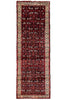 Load image into Gallery viewer, 3.7 x 10.1 Dark Red Traditional Persian Herati Runner Rug 7110