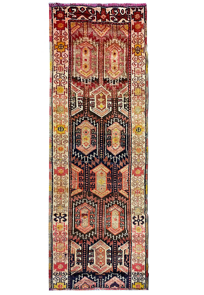 8 Feet Persian Tribal Runner  #B-72454
