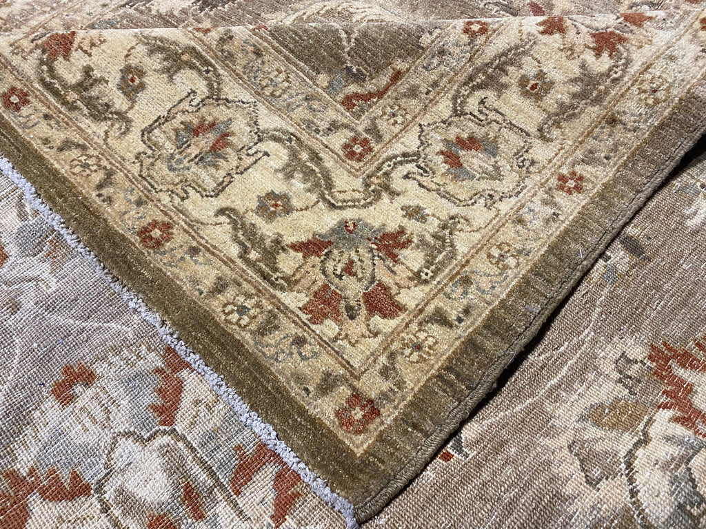 6 x 13.5 GALLERY SIZE Chobi Peshawar Rug BROWN #PIX-9922