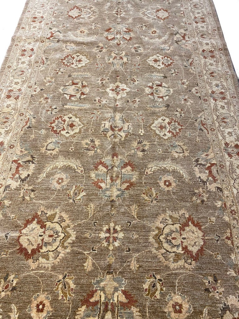 6 x 13.5 GALLERY SIZE Chobi Peshawar Rug BROWN #PIX-9922