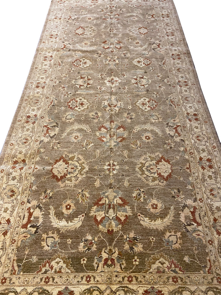 6 x 13.5 GALLERY SIZE Chobi Peshawar Rug BROWN #PIX-9922