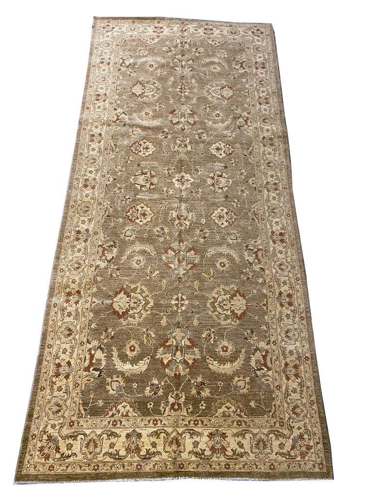 6 x 13.5 GALLERY SIZE Chobi Peshawar Rug BROWN #PIX-9922