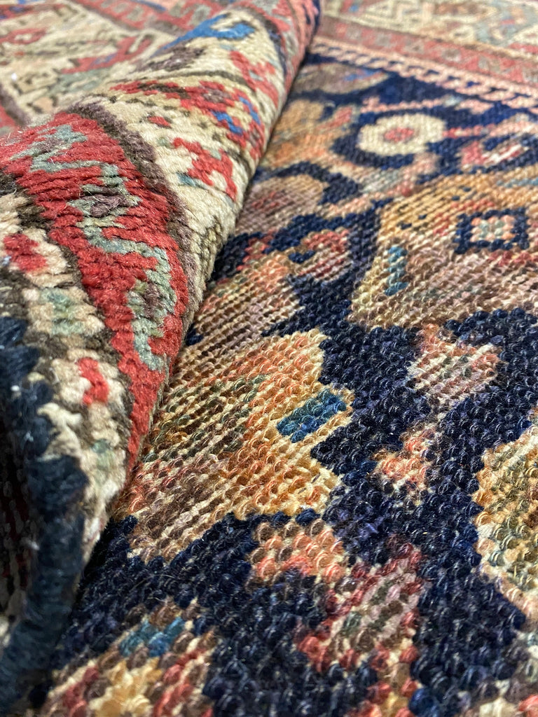 3.5 x 13 Semi-Antique Russian Kazak Rug Early 1900’s 8826