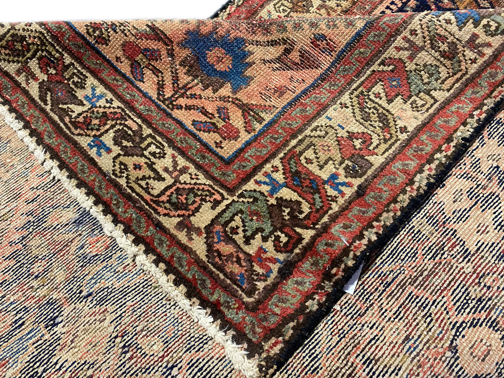 3.5 x 13 Semi-Antique Russian Kazak Rug Early 1900’s 8826