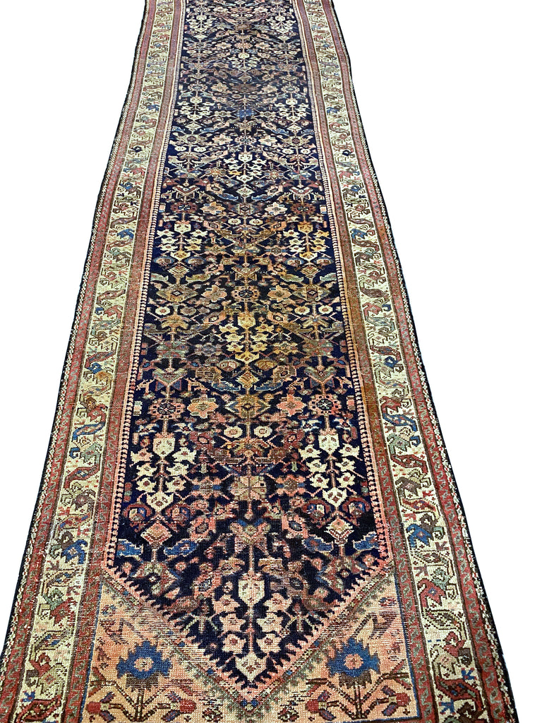 3.5 x 13 Semi-Antique Russian Kazak Rug Early 1900’s 8826