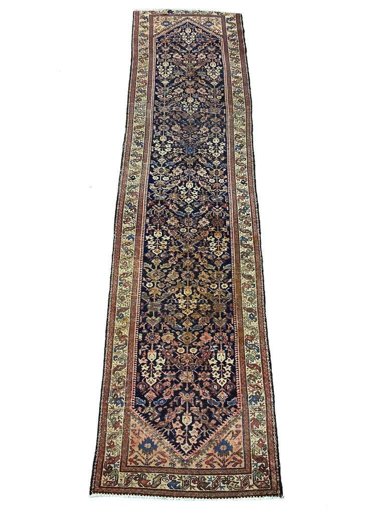 3.5 x 13 Semi-Antique Russian Kazak Rug Early 1900’s 8826