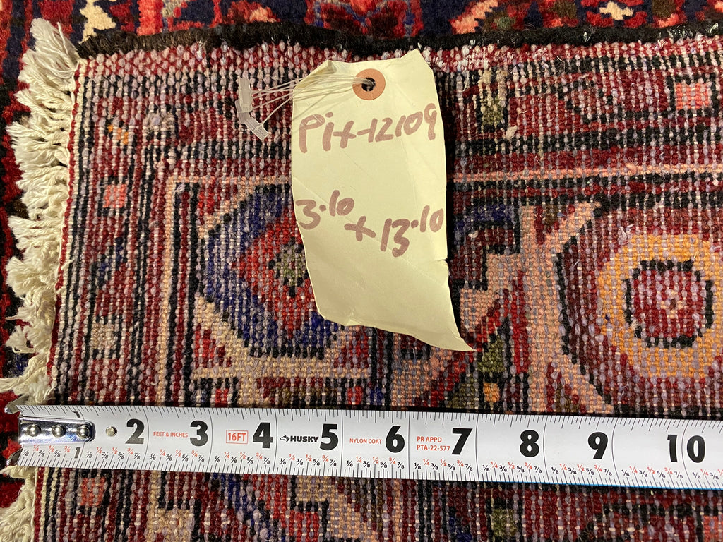 3.10 x 13.10 Persian Hamadan Runner Rug 12109