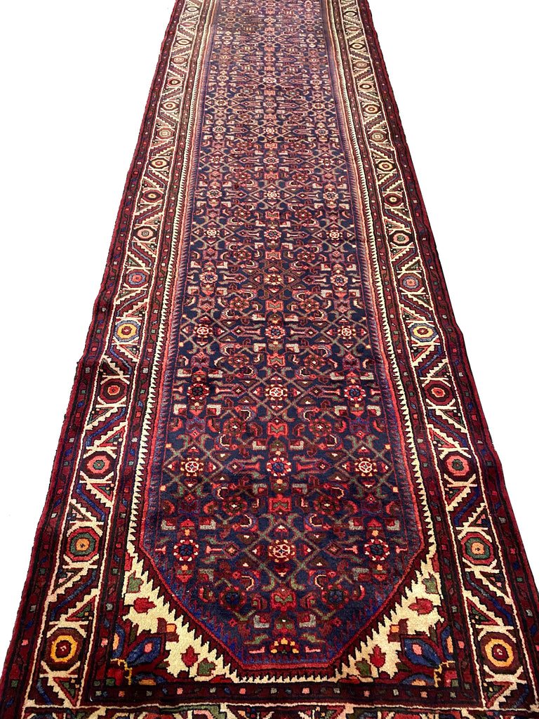 3.10 x 13.10 Persian Hamadan Runner Rug 12109