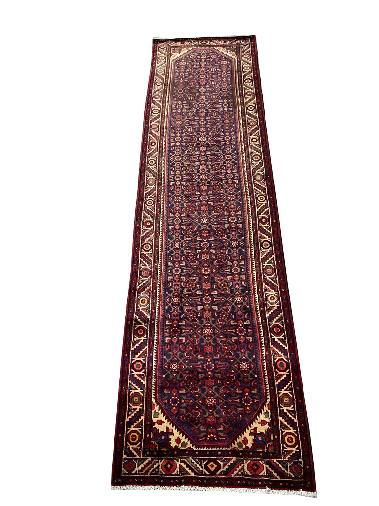 3.10 x 13.10 Persian Hamadan Runner Rug 12109