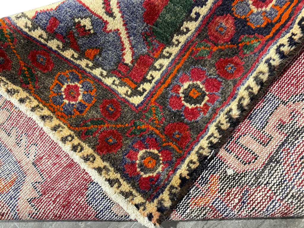 3.2 x 10.11 Red Persian Hamadan Runner 7179