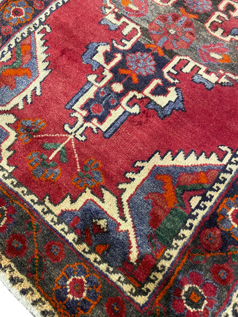 3.2 x 10.11 Red Persian Hamadan Runner 7179