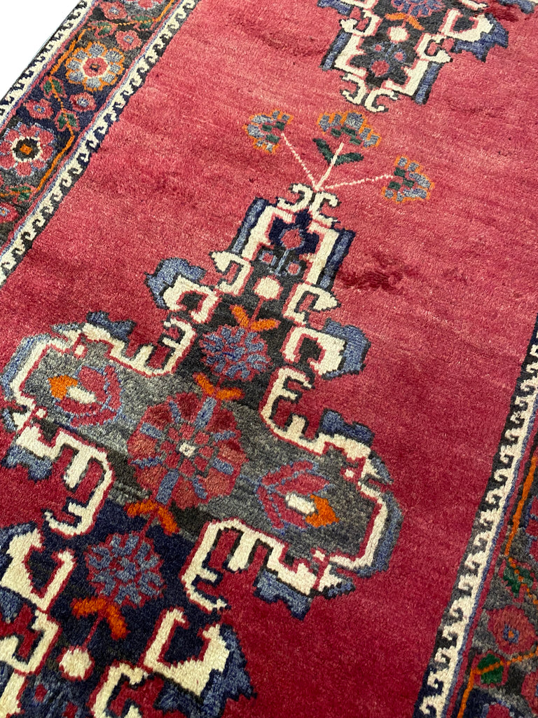 3.2 x 10.11 Red Persian Hamadan Runner 7179