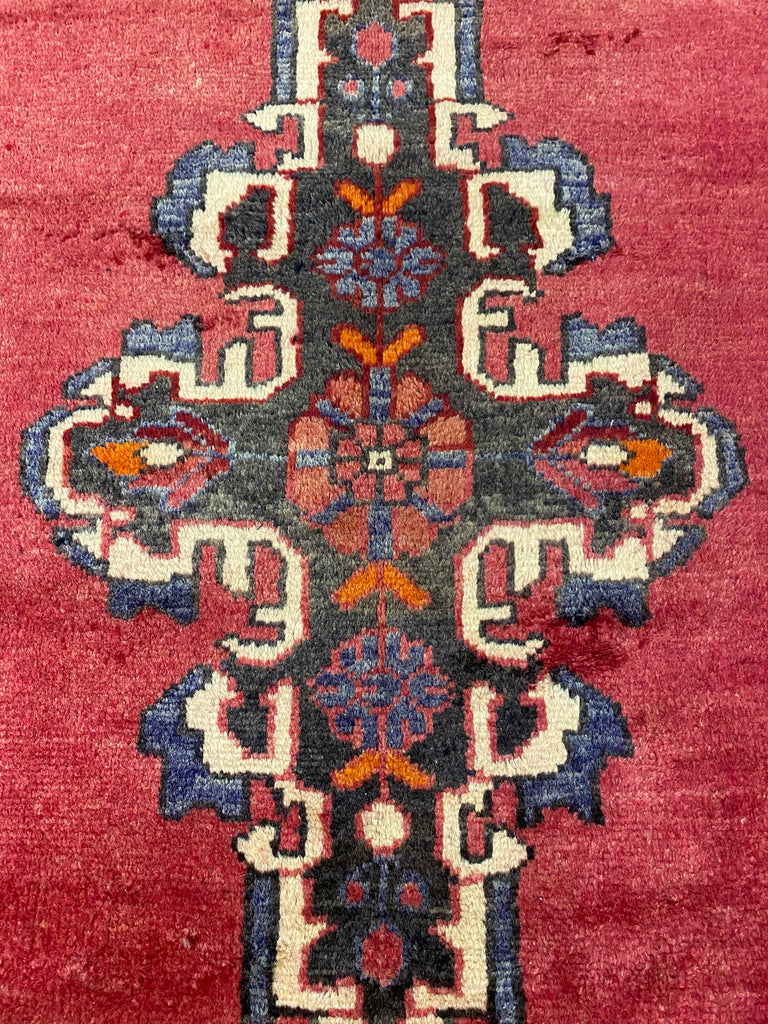 3.2 x 10.11 Red Persian Hamadan Runner 7179