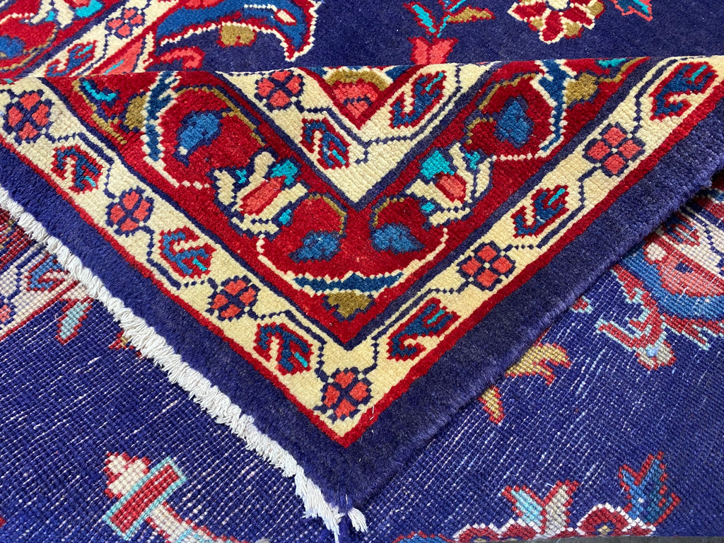 4.0 x 10.6 Wide Runner Persian Tribal Wool Rug LOVE BIRDS  #B-72456