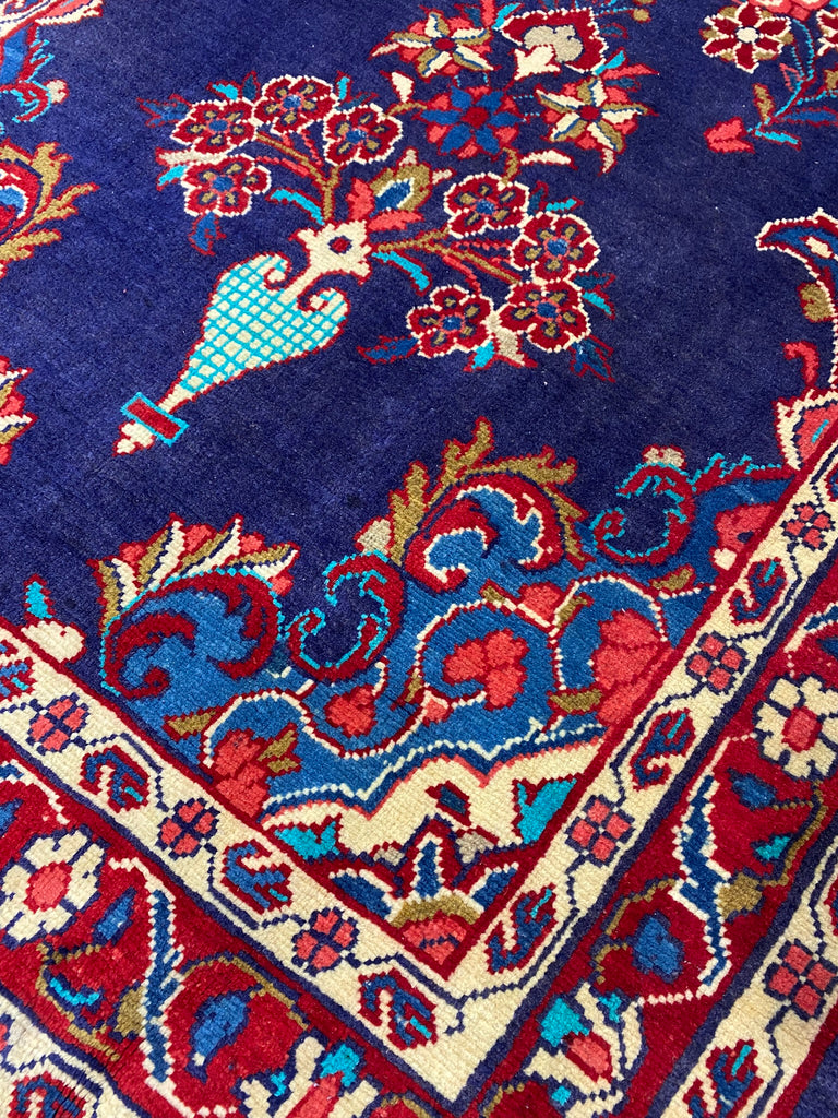 4.0 x 10.6 Wide Runner Persian Tribal Wool Rug LOVE BIRDS  #B-72456