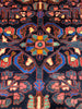 Load image into Gallery viewer, 3.6 x 6.9 Black Persian Sarouk Runner 7144