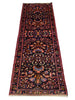 Load image into Gallery viewer, 3.6 x 6.9 Black Persian Sarouk Runner 7144