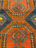 Load image into Gallery viewer, 4.7 x 9.9 Sunset Orange Antique Russian Kazak Runner Rug 12725