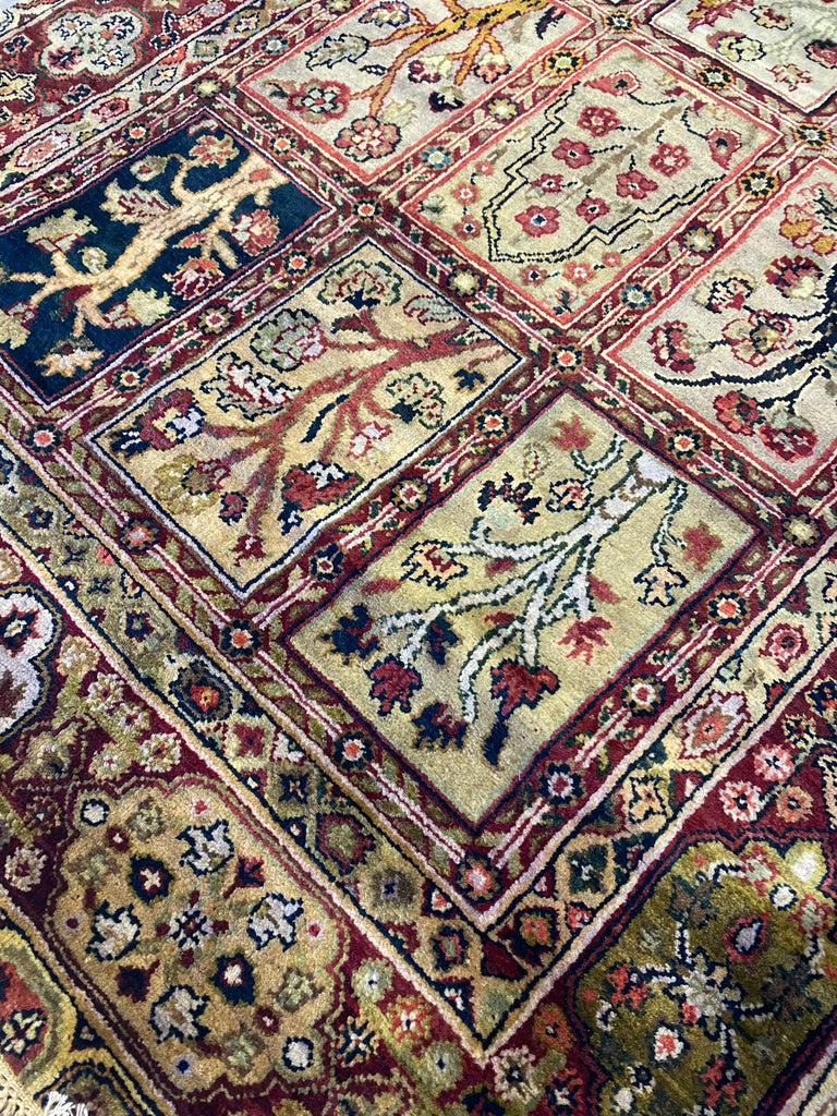 4.0 x 12.7 feet Wide Runner Handmade Dense Lustrous Wool   #B-74726