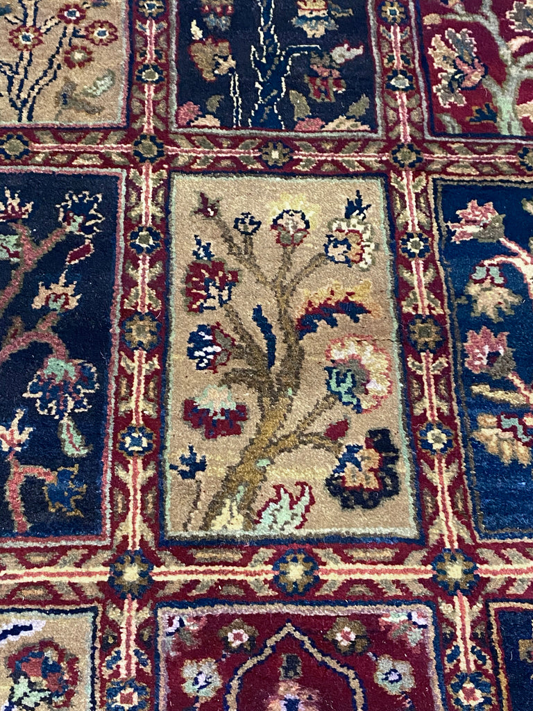 4.0 x 12.7 feet Wide Runner Handmade Dense Lustrous Wool   #B-74726