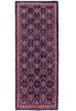 Load image into Gallery viewer, 3.9 x 10.3 Persian Tribal Handmade Wool Runner BLUE #F-6942