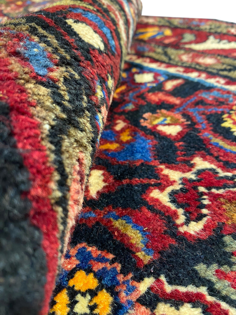 3.5 X 13.2 Persian  Herati Mahal Runner #F-6943