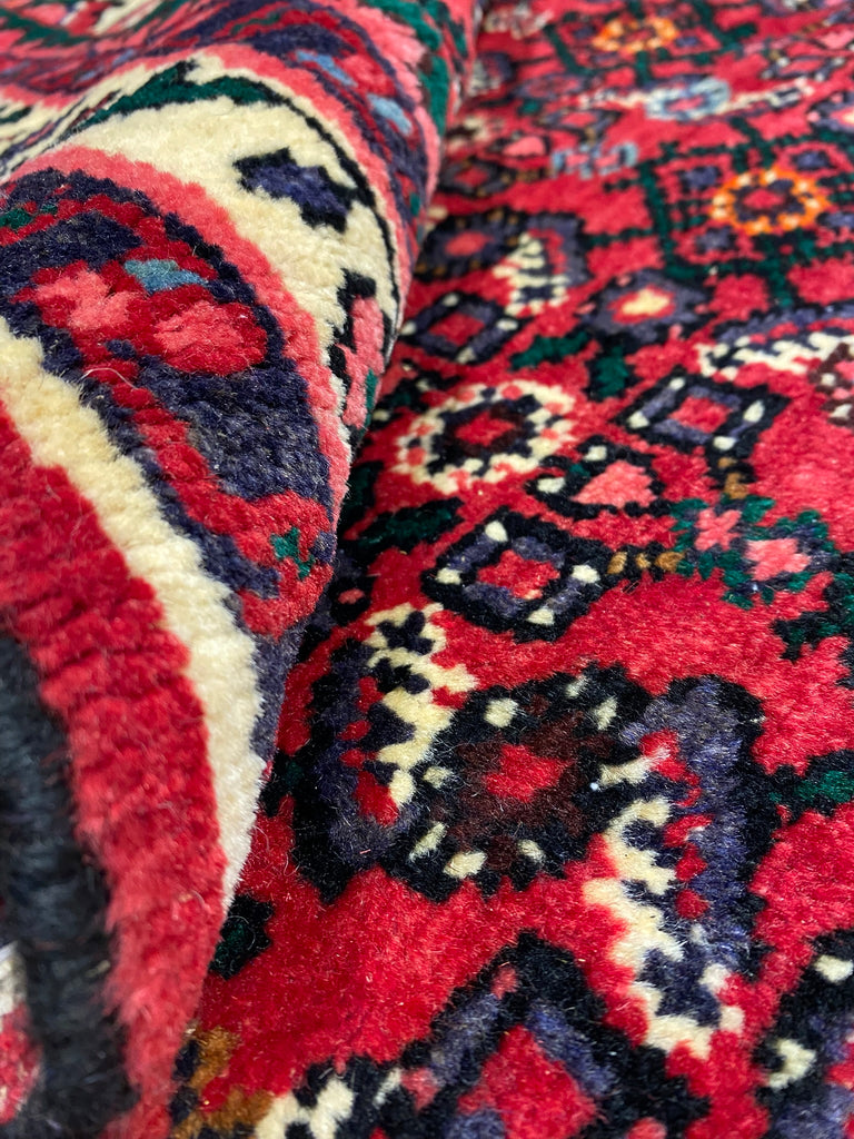 3.9 x 13.7 Persian Hamadan Bijar Runner #F-6944