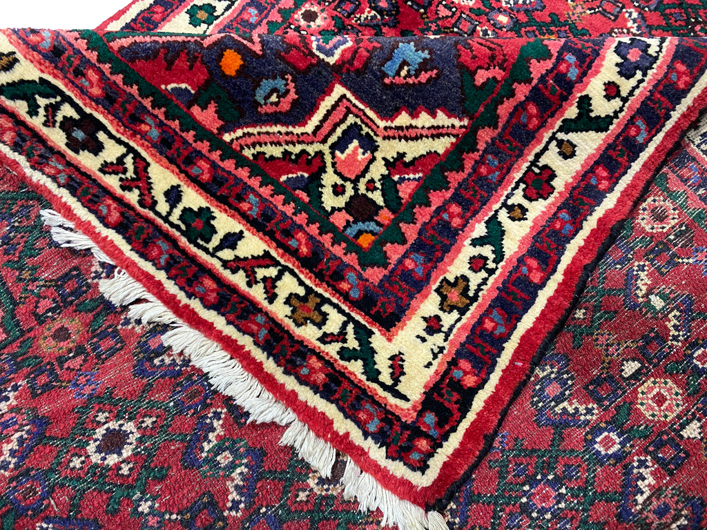 3.9 x 13.7 Persian Hamadan Bijar Runner #F-6944