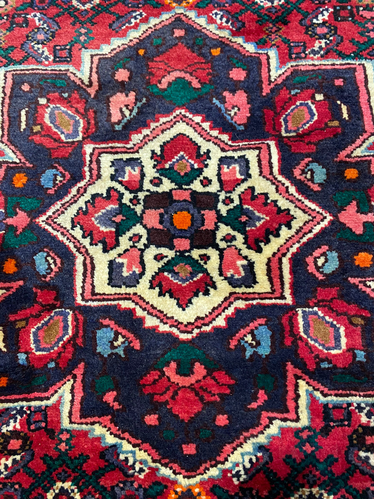 3.9 x 13.7 Persian Hamadan Bijar Runner #F-6944