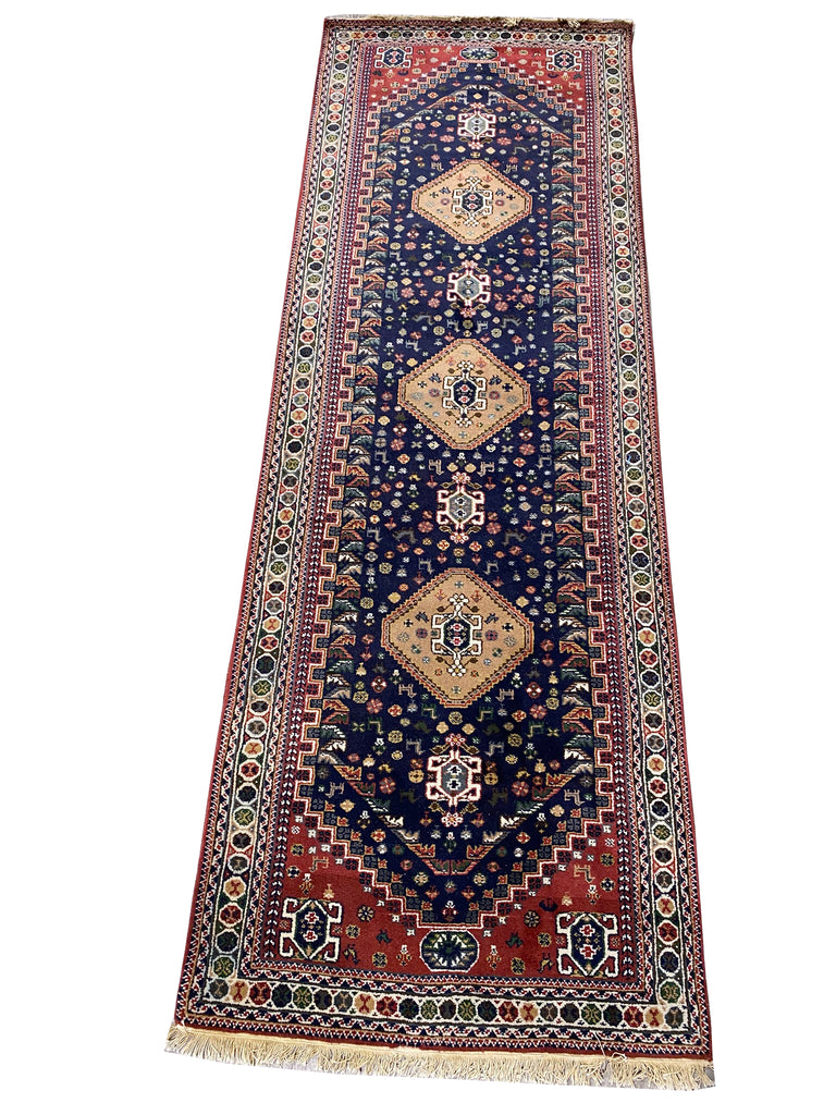 4.0 x 12.0 NEW Wide Handmade Runner #F-6947