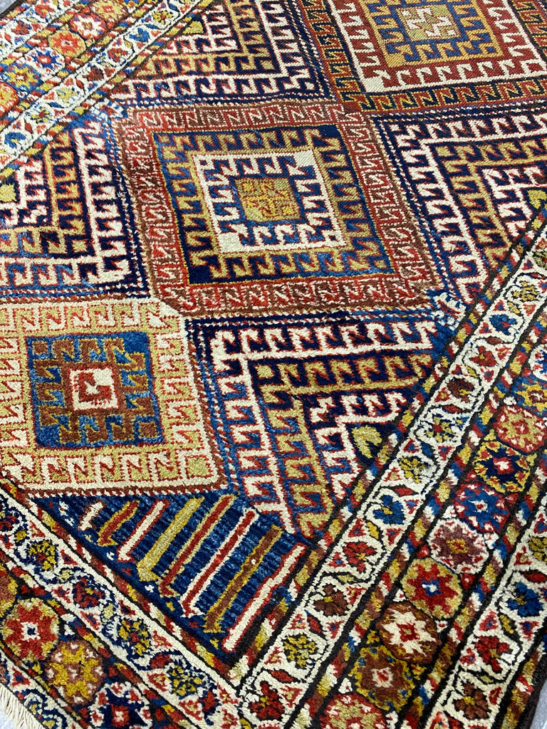 3.8 x 10.3 ANTIQUE Persian Runner #F-6948