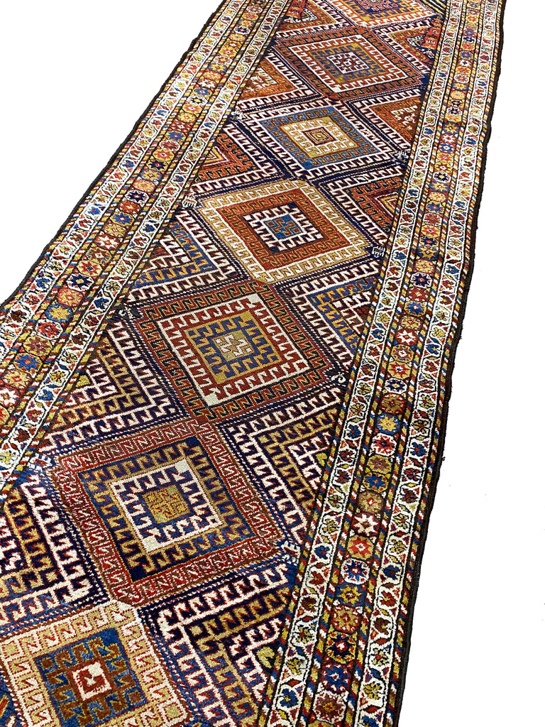 3.8 x 10.3 ANTIQUE Persian Runner #F-6948