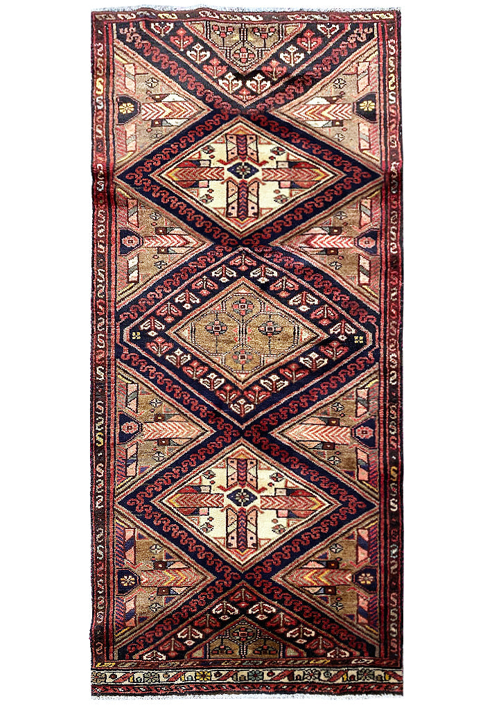 2.10 x 6.4 Persian Tirbal Runner Rug #F-6949