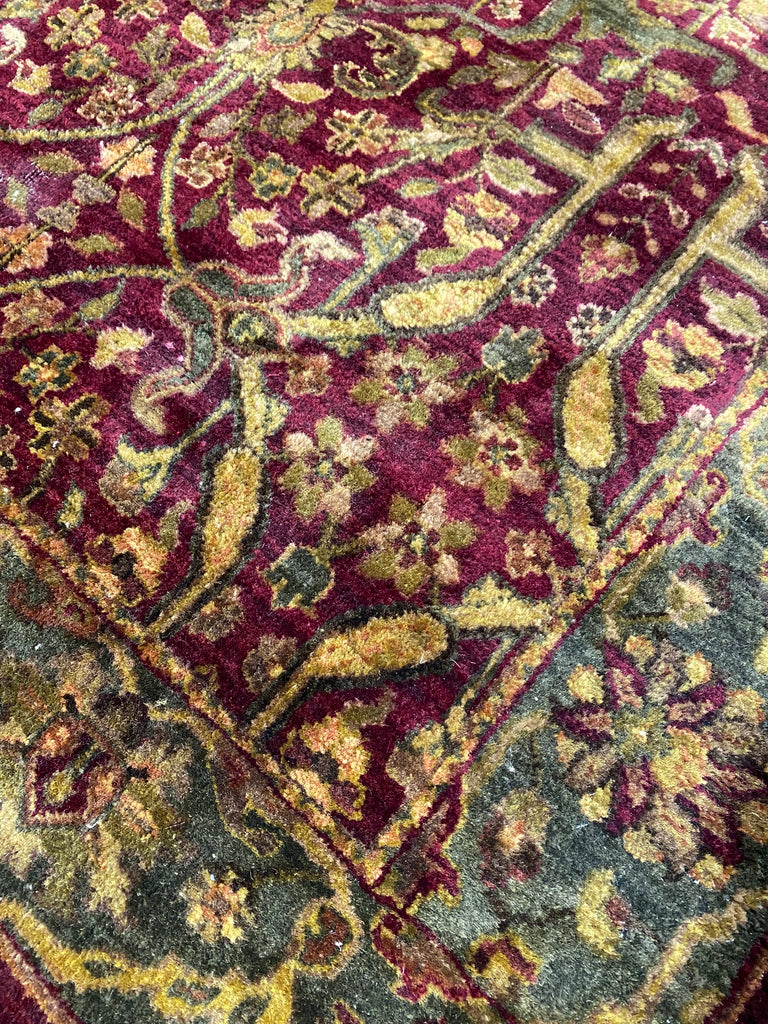 4 x 9.6 ANTIQUE STYLE JAIPUR Runner RUG #PIX-2681
