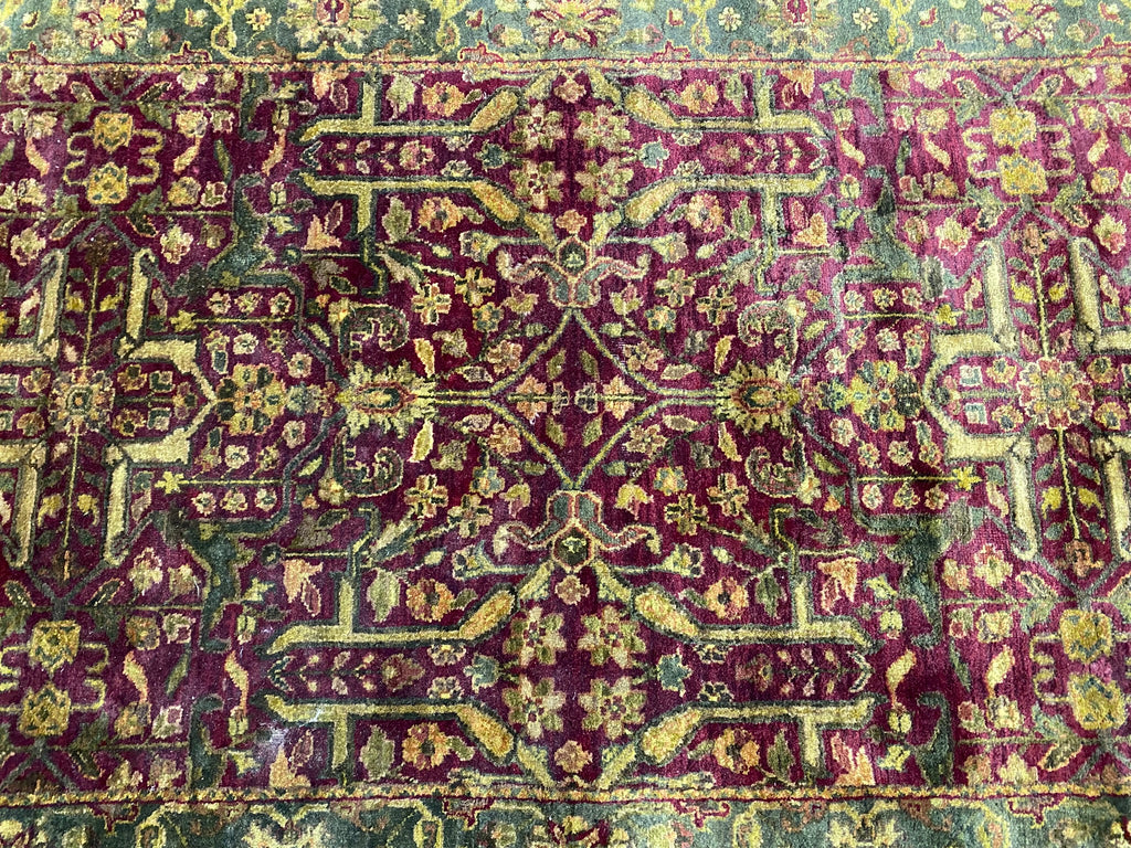 4 x 9.6 ANTIQUE STYLE JAIPUR Runner RUG #PIX-2681