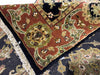 Load image into Gallery viewer, 4 x 11.10 Black Luxurious Wool Material Hand-knotted Agra Rug 11370