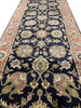 Load image into Gallery viewer, 4 x 11.10 Black Luxurious Wool Material Hand-knotted Agra Rug 11370