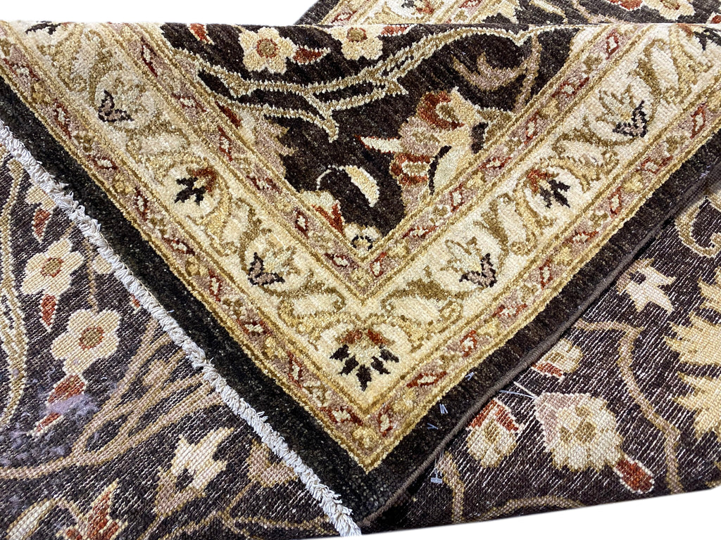 4.1 x 11.9 Runner Wide Runner Handmade Natural Wool #F-6950