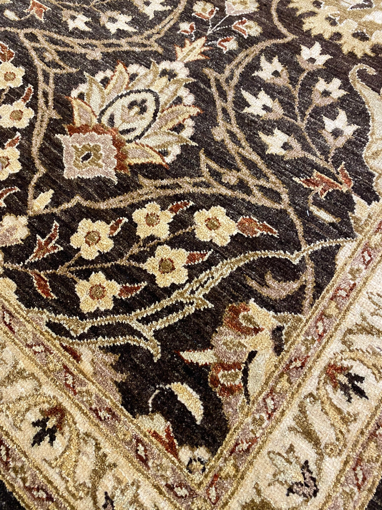 4.1 x 11.9 Runner Wide Runner Handmade Natural Wool #F-6950