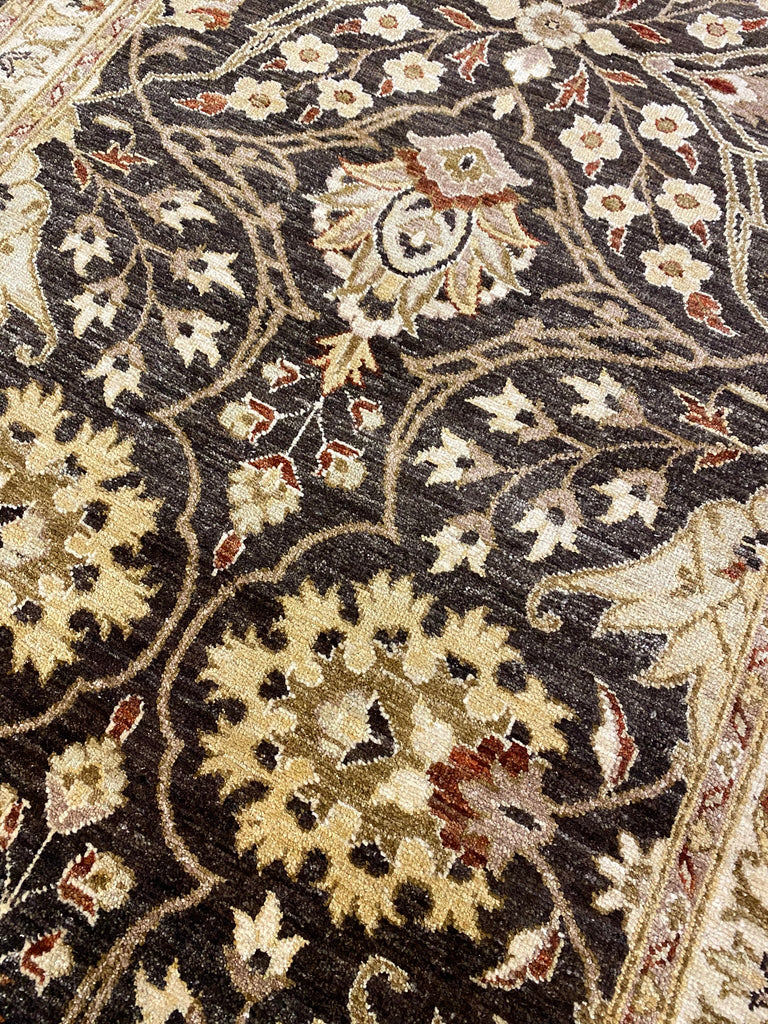 4.1 x 11.9 Runner Wide Runner Handmade Natural Wool #F-6950