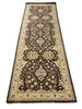 Load image into Gallery viewer, 4.1 x 11.9 Runner Wide Runner Handmade Natural Wool #F-6950