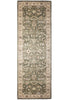 Load image into Gallery viewer, 4 x 11.10 Green Handmade Peshawar Ziegler Rug 15176 New