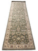 Load image into Gallery viewer, 4 x 11.10 Green Handmade Peshawar Ziegler Rug 15176 New