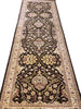 Load image into Gallery viewer, 4 x 11.8 Black Chobi Hand-knotted Peshawar Rug #PIX-HT-4059