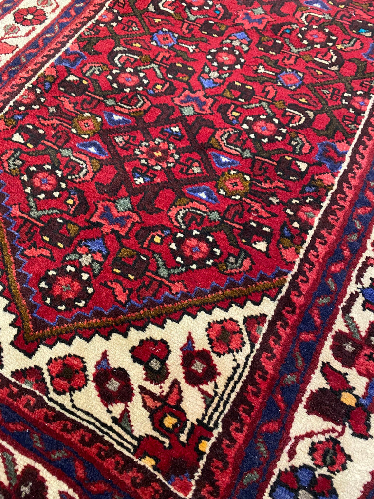 13.5 Feet Runner Persian Hamadan Rug #B-80035