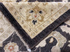 Load image into Gallery viewer, 4 x 10.6 Dark Brown Chobi Peshawar Wide Runner 9931
