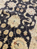 Load image into Gallery viewer, 4 x 10.6 Dark Brown Chobi Peshawar Wide Runner 9931